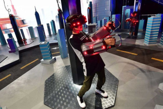 Công viên giải trí hiện đại còn có khu vực dành riêng cho trẻ nhỏ.