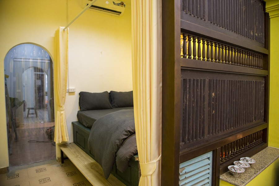 Rèm vải được sử dụng cho không gian kín đáo, riêng tư.