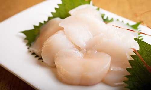 Thịt cồi sò điệp Nhật thơm ngon, không tanh, vị ngọt. Ảnh: Daohaisan.