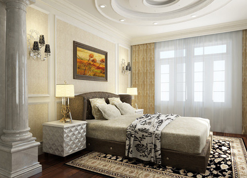 Phòng ngủ sang trọng và tinh tế.