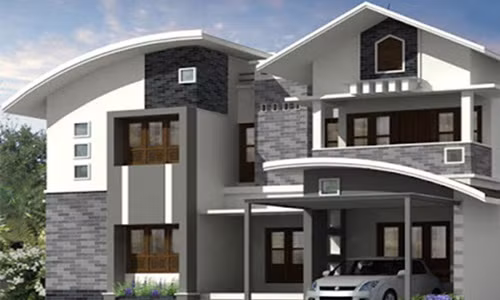 Gạch ốp giả cổ với phong cách đầy cổ điển cũng được lựa chọn rất nhiều cho kiểu nhà biệt thự. Ảnh: Bighouse.