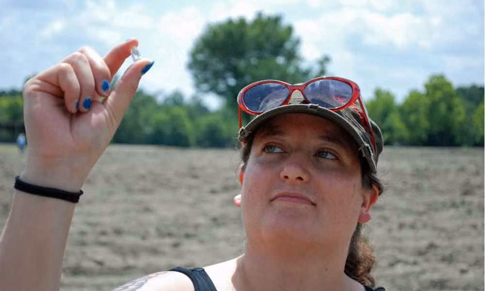 Hơn 100 năm kể từ khi phát hiện ra, Crater of Diamonds đã mang lại hàng nghìn viên kim cương đủ mọi kích cỡ do du khách. Ảnh: News Ledge.