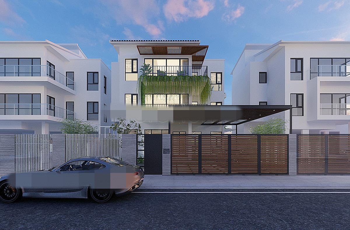 Biệt thự 60m2 thiết kế hiện đại và tiện nghi. Ảnh: MotoHome.