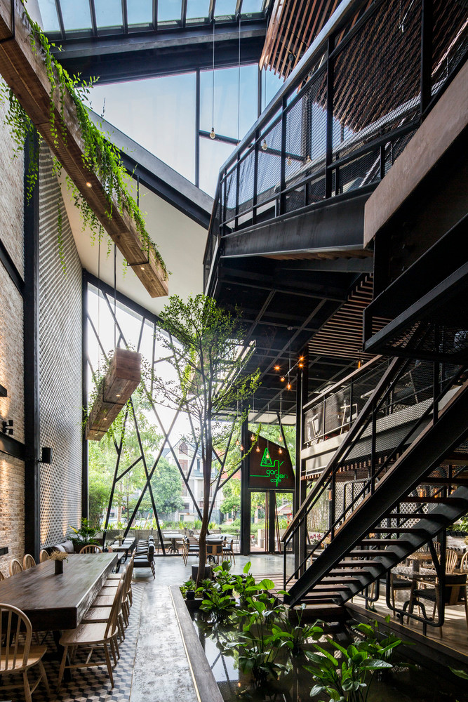 Thiết kế nội thất phong cách công nghiệp ấn tượng.