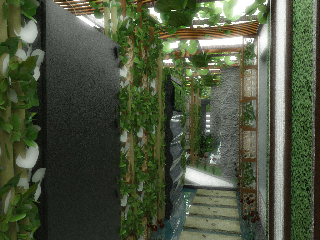 Ranh giới trong nhà và ngoài nhà gần như bị xóa bỏ. Ảnh: Nhadepgroup.