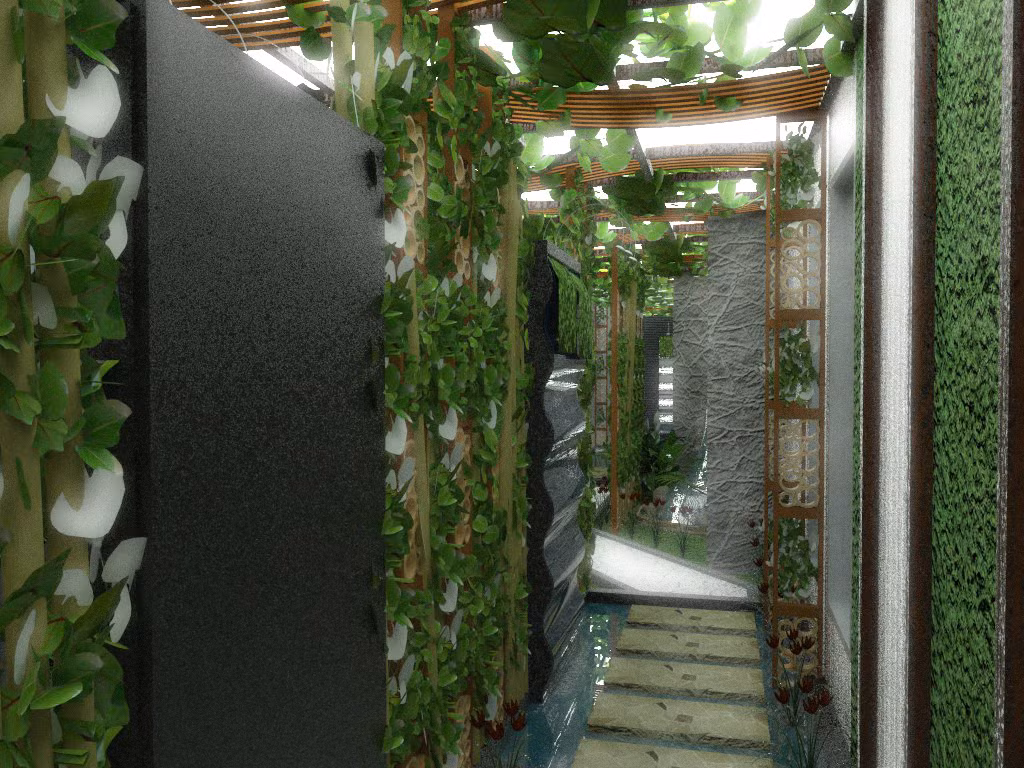 Ranh giới trong nhà và ngoài nhà gần như bị xóa bỏ. Ảnh: Nhadepgroup.