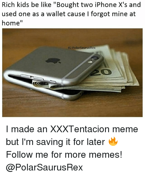 Chiếc iPhone được một cậu ấm sử dụng như chiếc ví. Ảnh: Me.