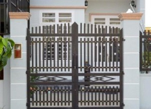 Thiết kế mô phỏng dạng hàng rào nhưng không đơn điệu. Ảnh: Cuacongcaocap.