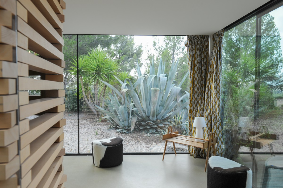 Góc thư giãn, ngắm cảnh.