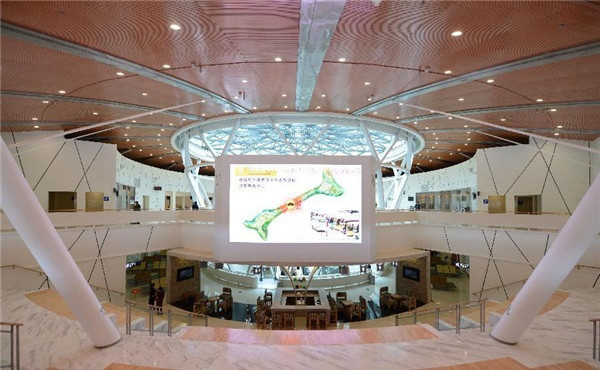 Bên trong nhà ga sân bay Daocheng Yading. Ảnh: News.