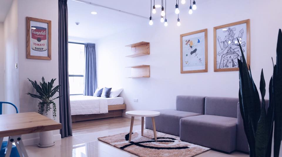 Đặc biệt, từ căn hộ có thể nhìn thẳng ra tòa nhà Bitexco (quận 1, TP HCM). Ảnh: Dân Việt.