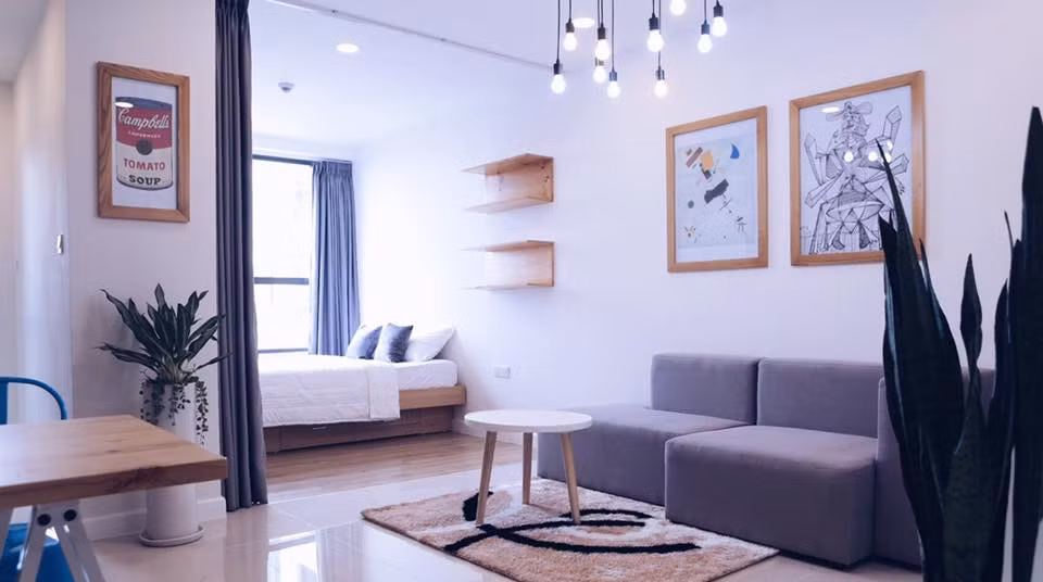 Đặc biệt, từ căn hộ có thể nhìn thẳng ra tòa nhà Bitexco (quận 1, TP HCM). Ảnh: Dân Việt.