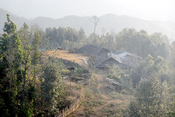 Thành lập từ năm 1988, bản Làng Sáng là một trong 6 bản đặc biệt khó khăn của xã Háng Đồng (Bắc Yên – Sơn La). Ảnh: VOV.