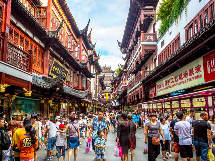 "Siêu thành phố" Thượng Hải (Trung Quốc) sẽ đứng vị trí thứ 7 trong danh sách 10 thành phố giàu nhất thế giới 2022.