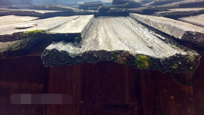 Mái nhà cũng làm bằng loại gỗ vô cùng quý hiếm này. Ảnh: Dân Việt.