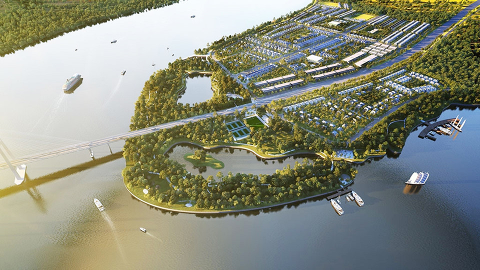 Phối cảnh khu dân cư Thạnh Mỹ Lợi trong tương lai.