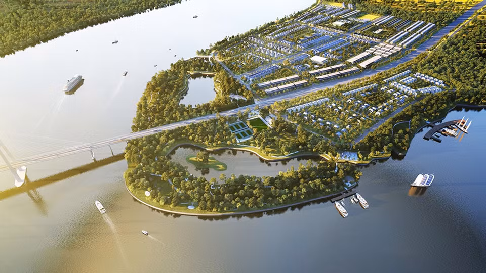 Phối cảnh khu dân cư Thạnh Mỹ Lợi trong tương lai.