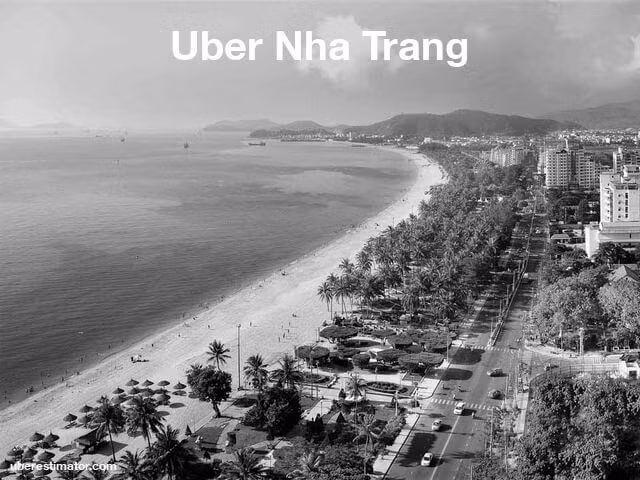 Năm 2017, Uber mở rộng khu vực hoạt động tại Nha Trang và Đà Nẵng. Ảnh: Uber Estimator.