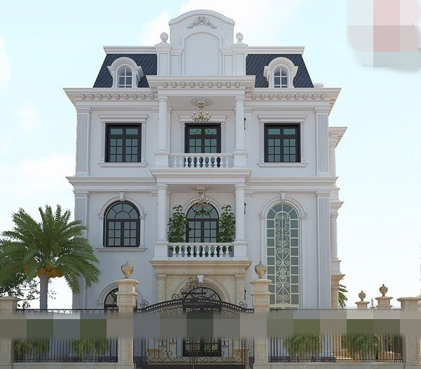 Được ưa chuộng suốt thời gian qua song biệt thự 3 tầng tân cổ điển vẫn được dự đoán sẽ tiếp tục lên ngôi năm 2019. Ảnh: Housevn.