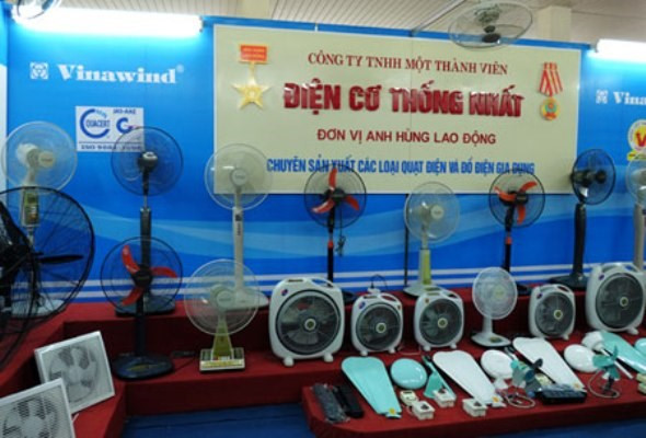 Trong năm 2018, Công ty Điện cơ Thống Nhất đặt mục tiêu doanh thu 998 tỷ đồng và lợi nhuận doanh thu trên 67 tỷ đồng. Ảnh: Vietnamplus.
