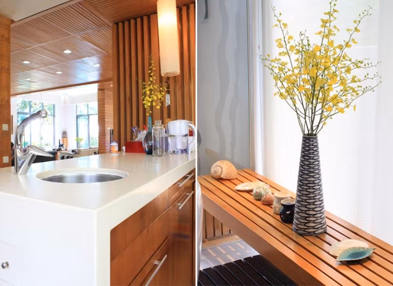 Sự tinh tế thể hiện qua từng góc nhỏ trong ngôi biệt thự 3 tầng.