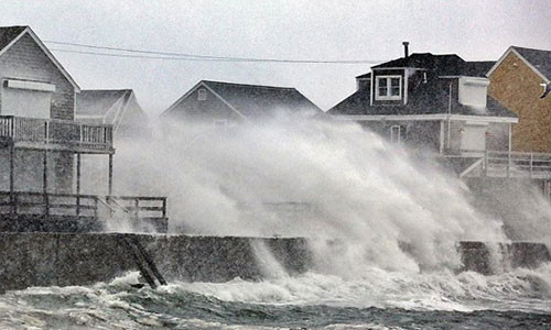 Chưa bao giờ, thành phố Boston bị lũ lụt kinh hoàng như thế này.