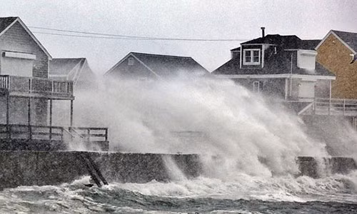 Chưa bao giờ, thành phố Boston bị lũ lụt kinh hoàng như thế này.