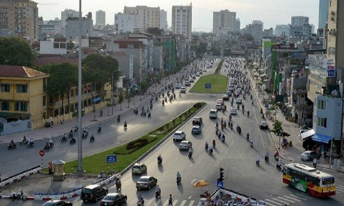 Đoạn đường Hoàng Cầu-Voi Phục có tổng mức đầu tư dự kiến khoảng 8.000 tỷ đồng được coi là tuyến đường đắt nhất Hà Hội từ trước đến nay. Ảnh: Hanoimoi.