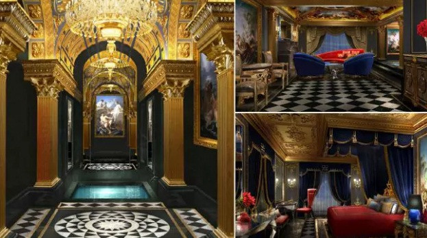 Khách sạn có hơn 200 phòng, nhân viên phục vụ 24/7 cùng dàn tài xế siêu xe Rolls-Royce để chở những người lắm tiền nhiều của đi đánh bạc ở Macau. Ảnh: News.