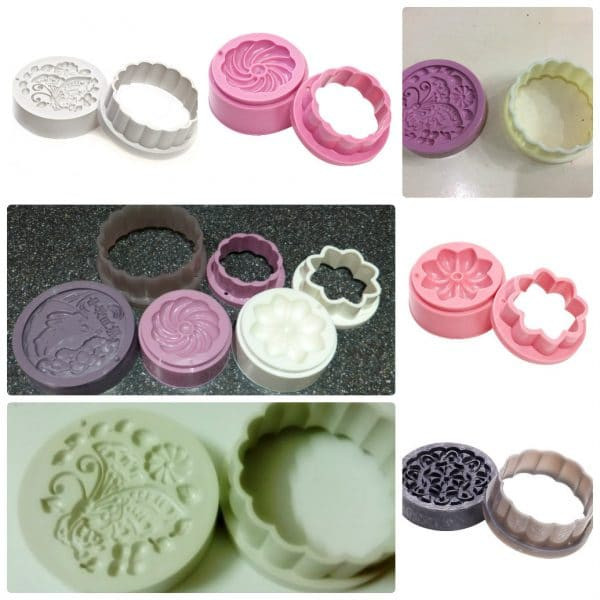 Khi dùng khuôn Singapore, bánh thành phẩm có hoa văn sắc nét và độc đáo. Ảnh: Abby.