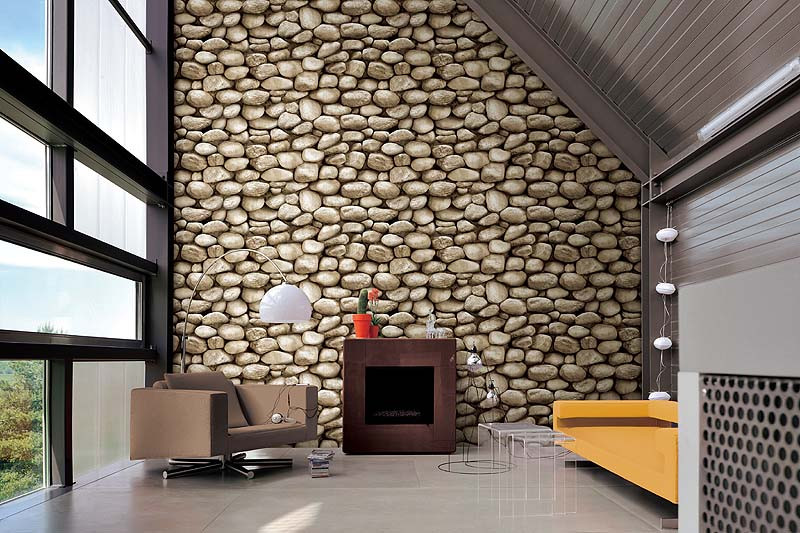 Màu sắc và hoa văn độc đáo đánh lừa thị giác giúp bạn luôn có cảm giác gần gũi với thiên nhiên. Ảnh: Noithatbinhminh.