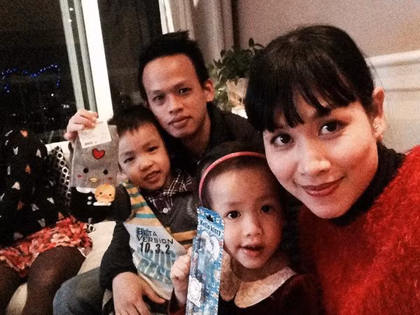 Hà Thương và chồng con