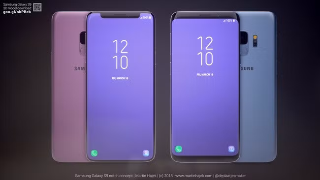 Thiết kế này sẽ giúp Galaxy S9 tăng tỷ lệ màn hình mà vẫn giữ nguyên kích cỡ của máy. Dù bạn có thích hay không thì đây là một ý tưởng có tính khả thi cao. Nguồn: Martin Hajek