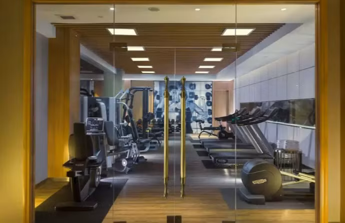 Trung tâm tập thể dục cho du khách. Ảnh: Hotels.