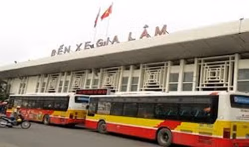 Điểm cuối là bến xe Gia Lâm. Ảnh: Vietnamnet.