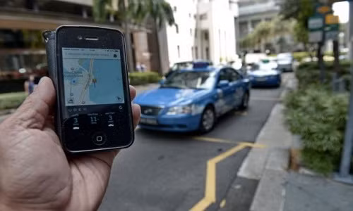 Uber bắt đầu hoạt động tại thị trường Đông Nam Á từ năm 2013 ở Singapore. Sự góp mặt của Uber đã khiến lượng khách taxi ở quốc đảo này giảm sút nghiêm trọng. Ảnh: City AM.
