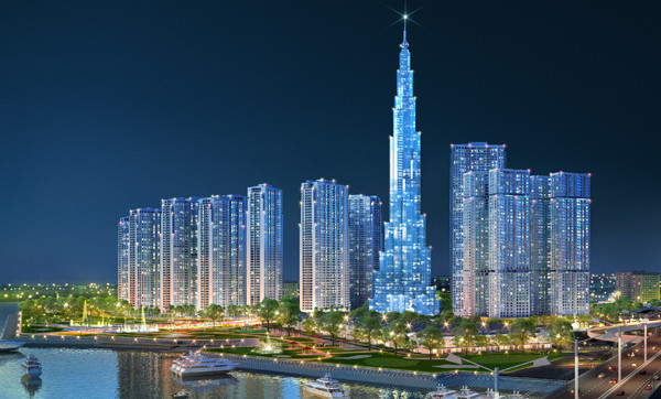 Thương hiệu bất động sản hàng đầu Việt Nam - Vinhomes đạt 384 triệu USD. Ảnh: Vinhomes Central Park.