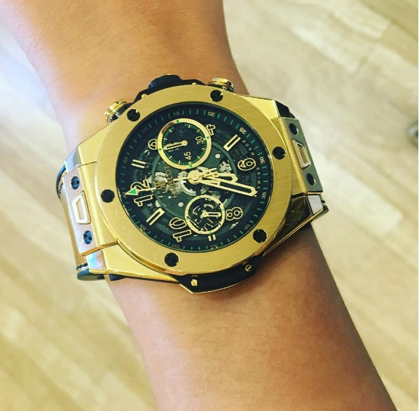 Một chiếc đồng hồ Hublot đẳng cấp. Ảnh: Baogiaothong.