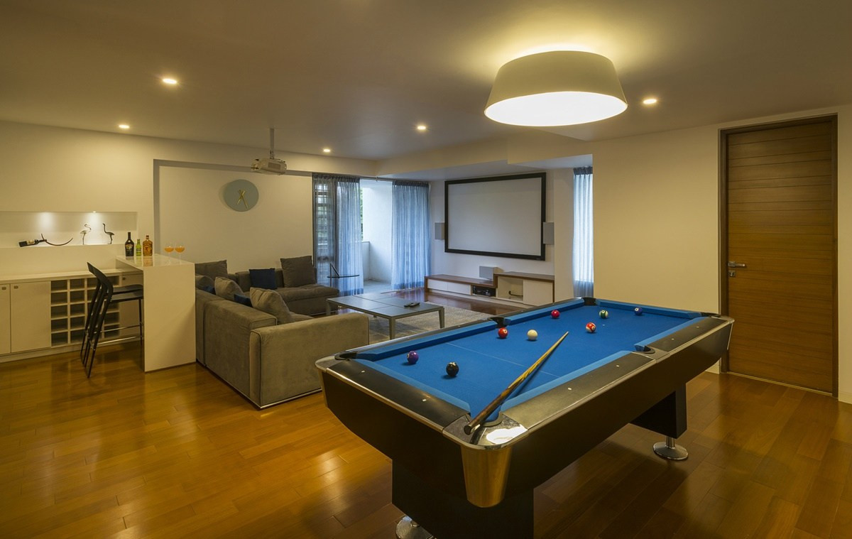 Khu vực giải trí của gia đình. Nguồn ảnh: Archdaily.