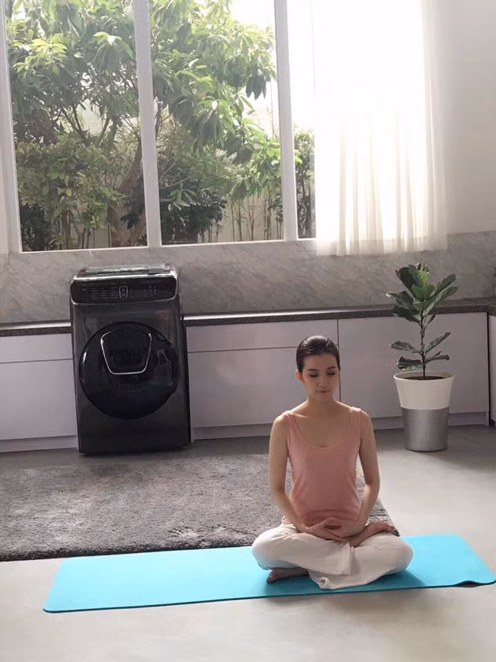 Cô có đời sống hạnh phúc, bình yên bên gia đình