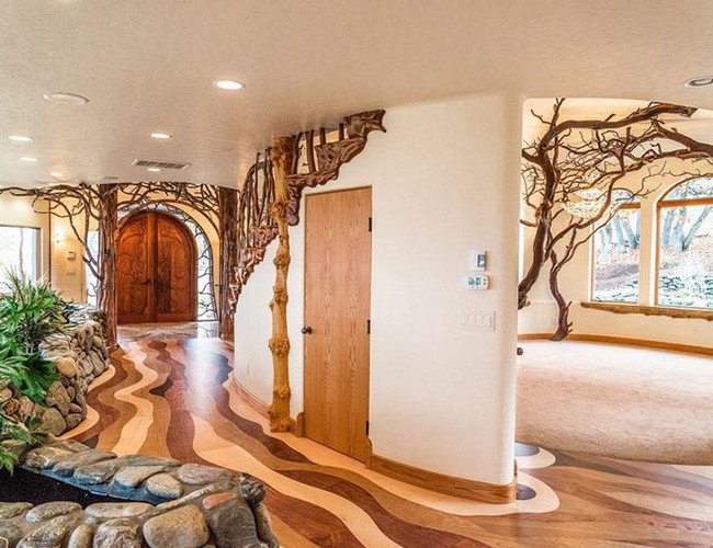 Khu trồng cây xanh trực tiếp trong nhà