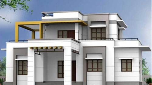 Các hình khối được sắp xếp tạo nên một công trình độc đáo mà chi phí xây dựng không quá tốn kém. Ảnh: Vtkong.