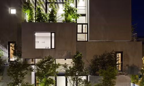 Những mảng xanh xuyên suốt không gian nhà.