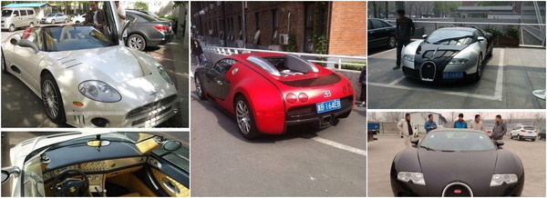 Vương Thước cũng nổi tiếng trong giới chơi xe với rất nhiều mẫu xe nổi tiếng và quý hiếm như Ferrari 599, Mercedes-Benz G55, 2 xe Lamborghini LP640 đen và trắng...Ảnh: Internet.