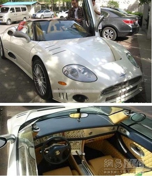 Đặc biệt, Vương Thước rất yêu thích xế hộp Spyker C8. Ảnh: Internet.