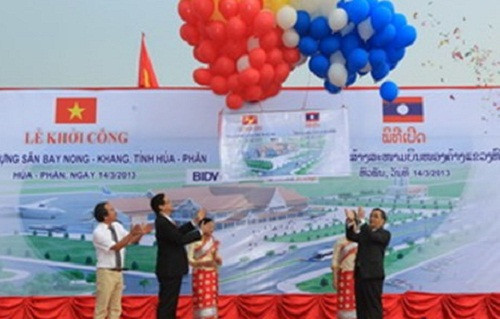 Bầu Đức cũng triển khai dự án sân bay quốc tế Nọng Khang tại tỉnh Houaphan (Lào) với giá trị gần 80 triệu USD. Ảnh: Vietnam+.