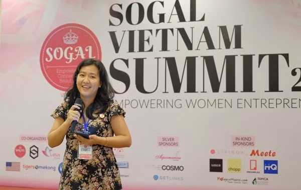 Tháng 3/2018, Lê Diệp Kiều Trang được bổ nhiệm vị trí Giám đốc Facebook Việt Nam. Ảnh: ICT News.