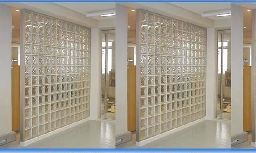 Gạch kính ngày càng phổ biến nhờ ưu điểm thẩm mỹ, đa dạng mẫu mã, tạo sự mới lạ. Ảnh: Internet.