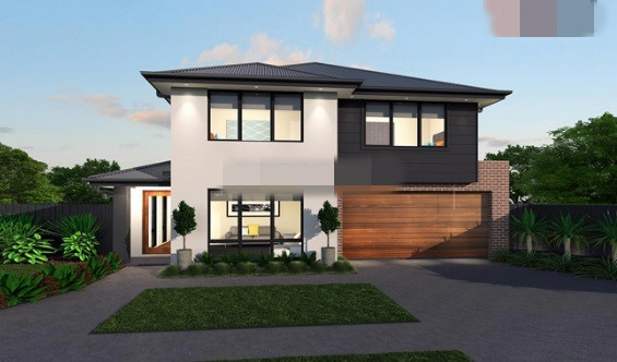 Biệt thự vườn mái thái đen thiết kế hiện đại, tận dụng không gian đất và khéo léo thiết kế tạo không gian sử dụng lớn. Ảnh: Dti.