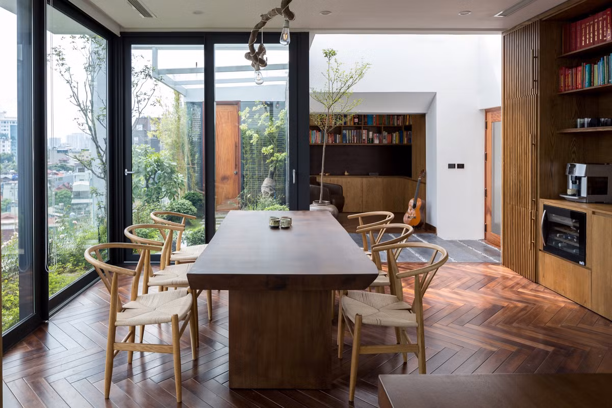 Không gian mở được áp dụng cho mọi phòng trong căn hộ chung cư.